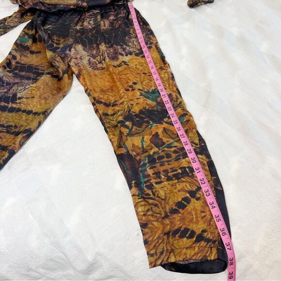 MESDEMOISELLES Hopi Jumpsuit Tie Dye Abstract Print Size 36 or 4 US - Picture 13 of 16